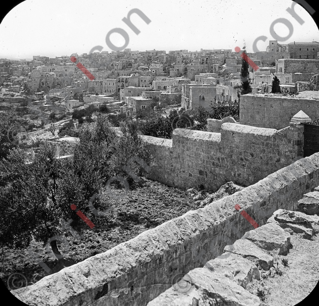 Bethlehem | Bethlehem - Foto foticon-simon-149a-022-sw.jpg | foticon.de - Bilddatenbank für Motive aus Geschichte und Kultur